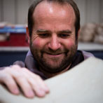 James Oughtibridge in his studio 2016